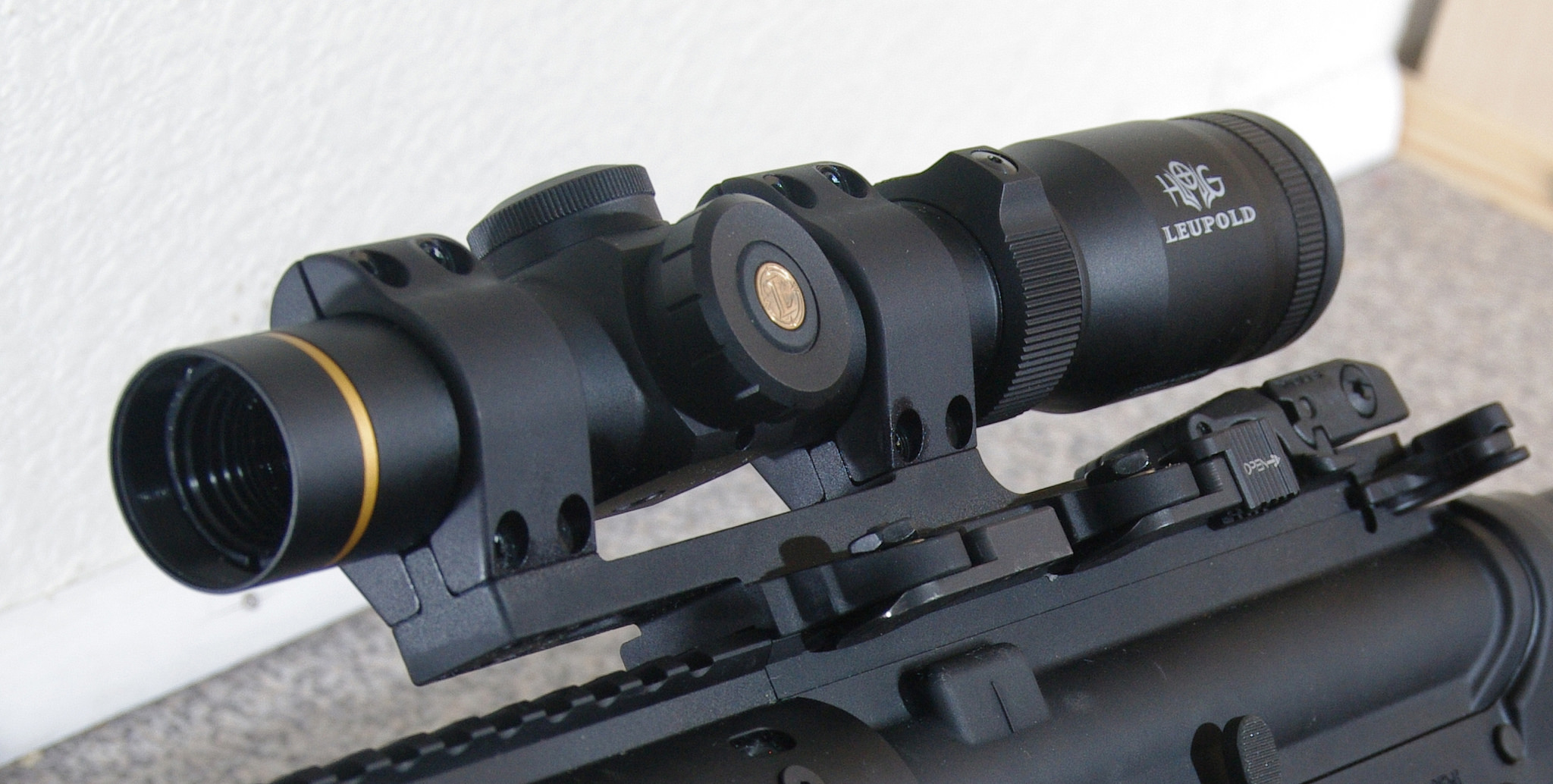 AR-15 scope rings and bases