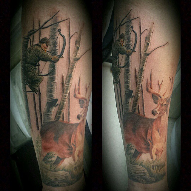 89 Best Hunting Tattoos Of All Time Good Game Hunting